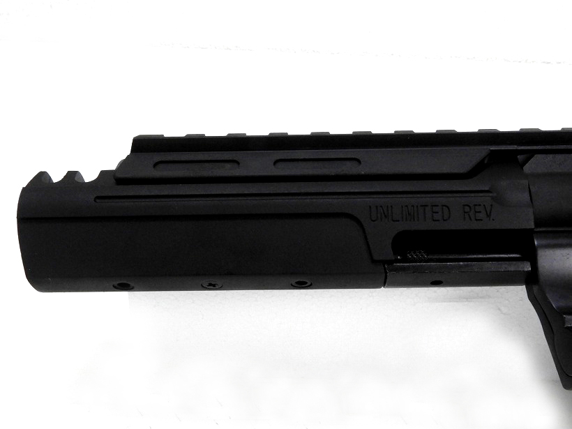 [マルシン] アンリミテッドリボルバー ブラックHW 木製グリップ