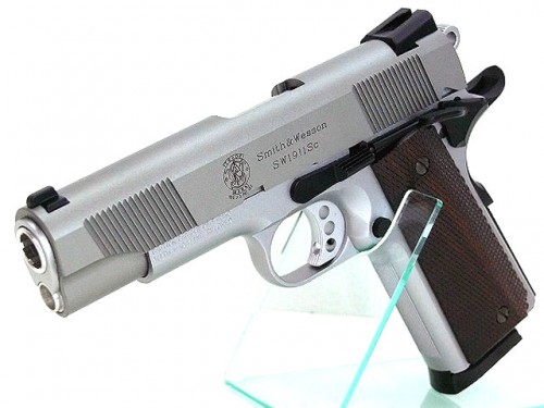 [ウエスタンアームズ] S&W SW1911 PD オールシルバー