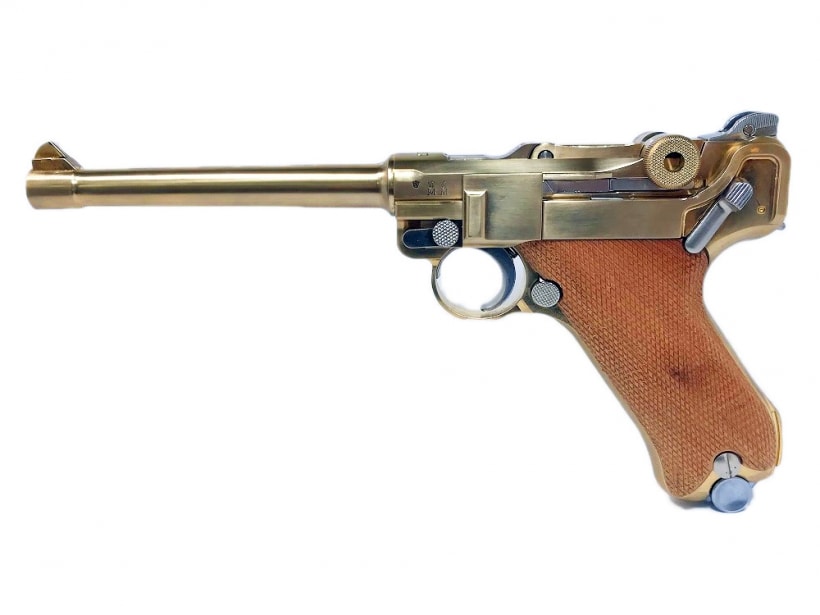 [マルシン] ルガー P08 6in 木製グリップ