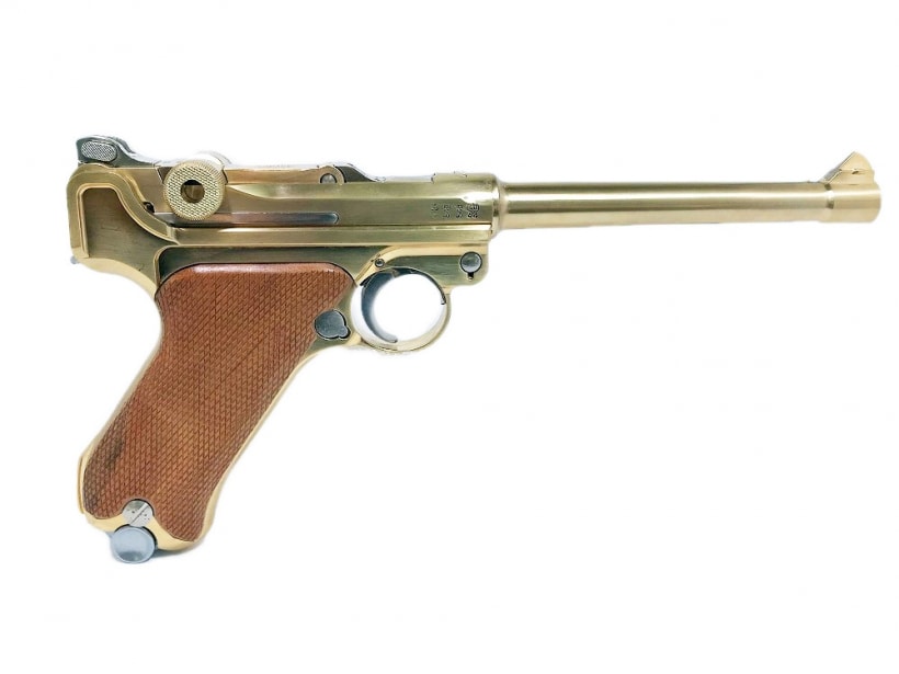 [マルシン] ルガー P08 6in 木製グリップ