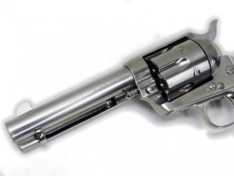 [タナカ] SAA .45 シビリアン スチール ジュピターフィニッシュ