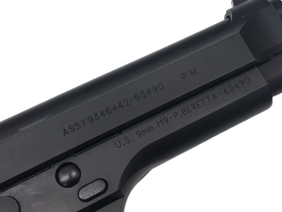 [KSC] U.S.9mm M9 07HK HW ベレッタ刻印