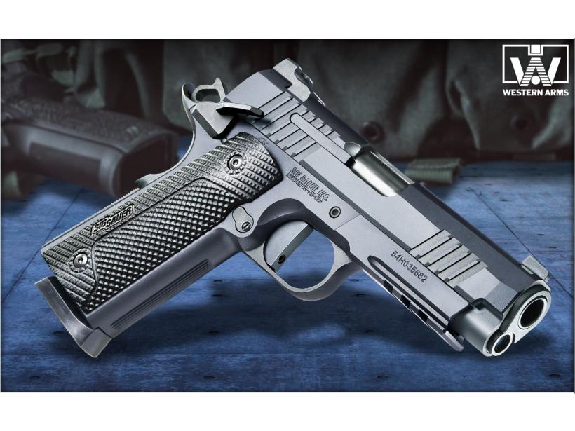 [ウエスタンアームズ] SIG 1911-X CARRY G10グリップ付